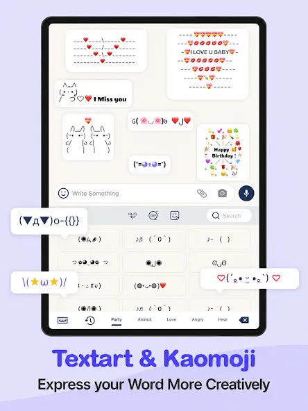 Photo Keyboard Themes & Fonts