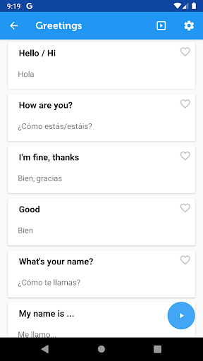 Learn Spanish Phrasebook