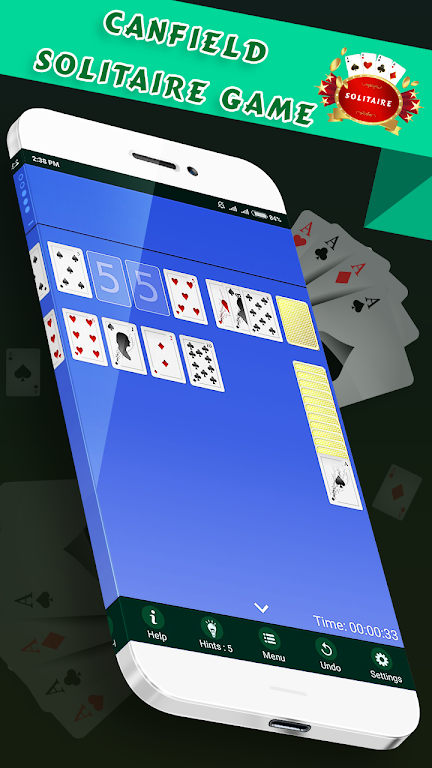 Canfield Solitaire  -  Free Classic Card Game