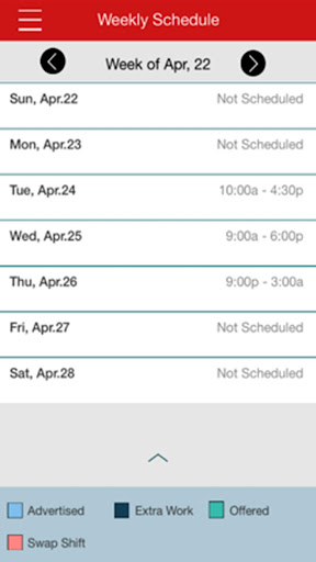 CVS mySchedule ESS