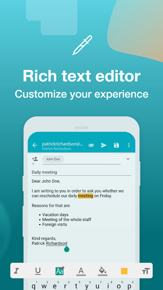 Aqua Mail Mod
