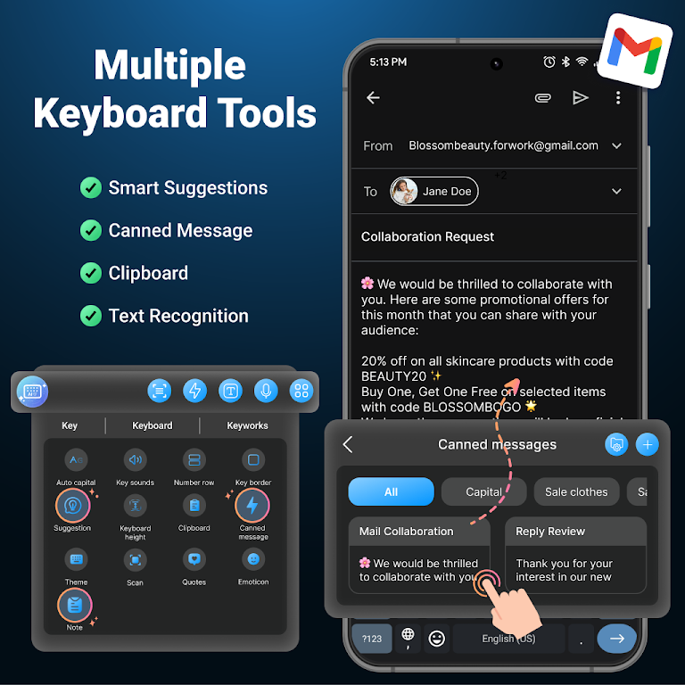 AI Keyboard: Chatbot, Grammar v142