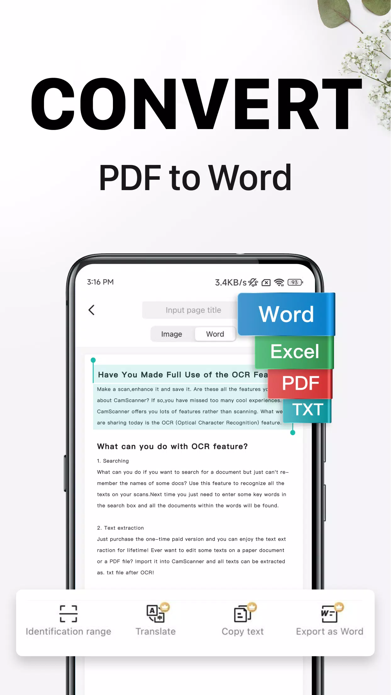 CamScanner- scanner, PDF maker Mod