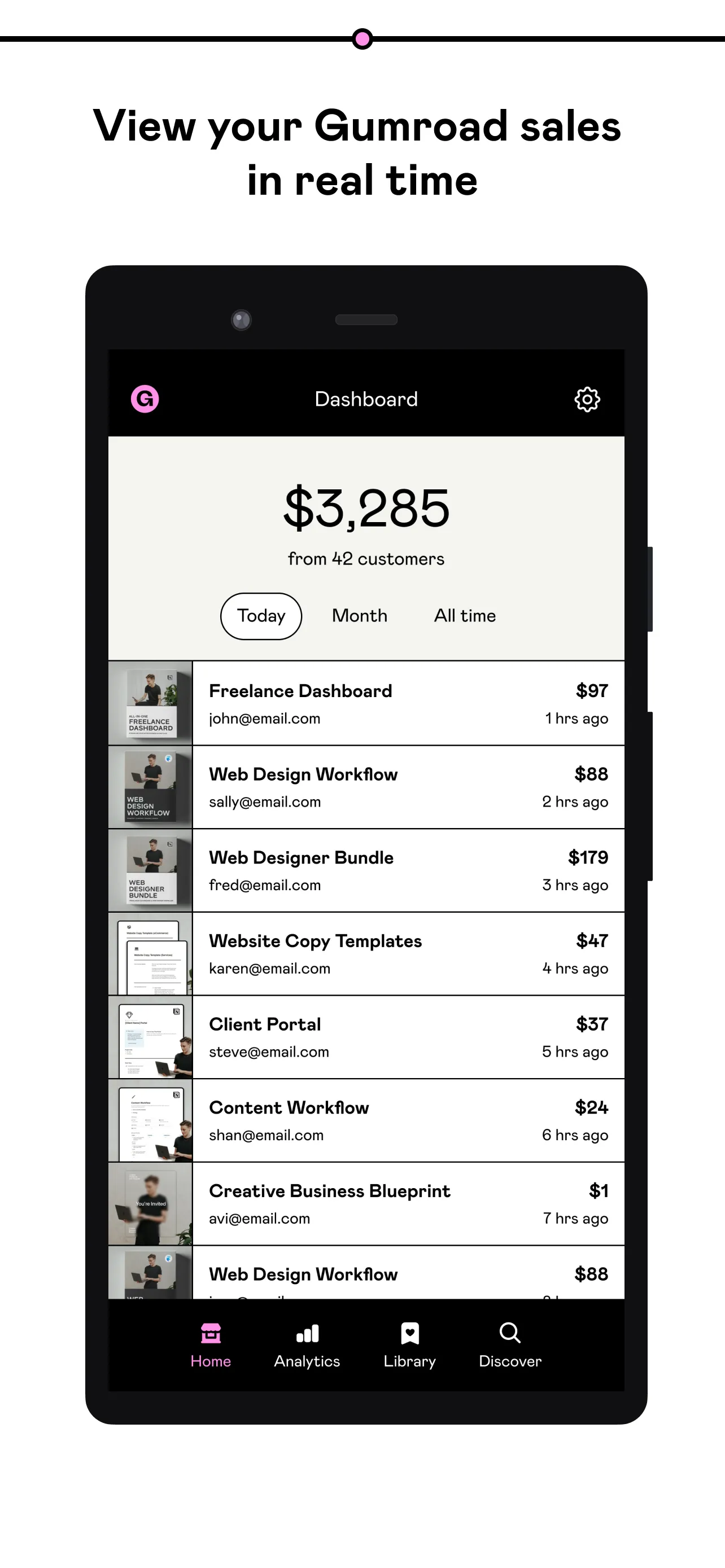 Gumroad Library