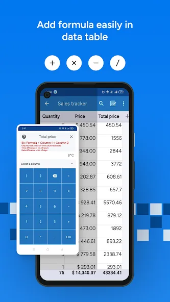 Table Notes - Mobile Excel