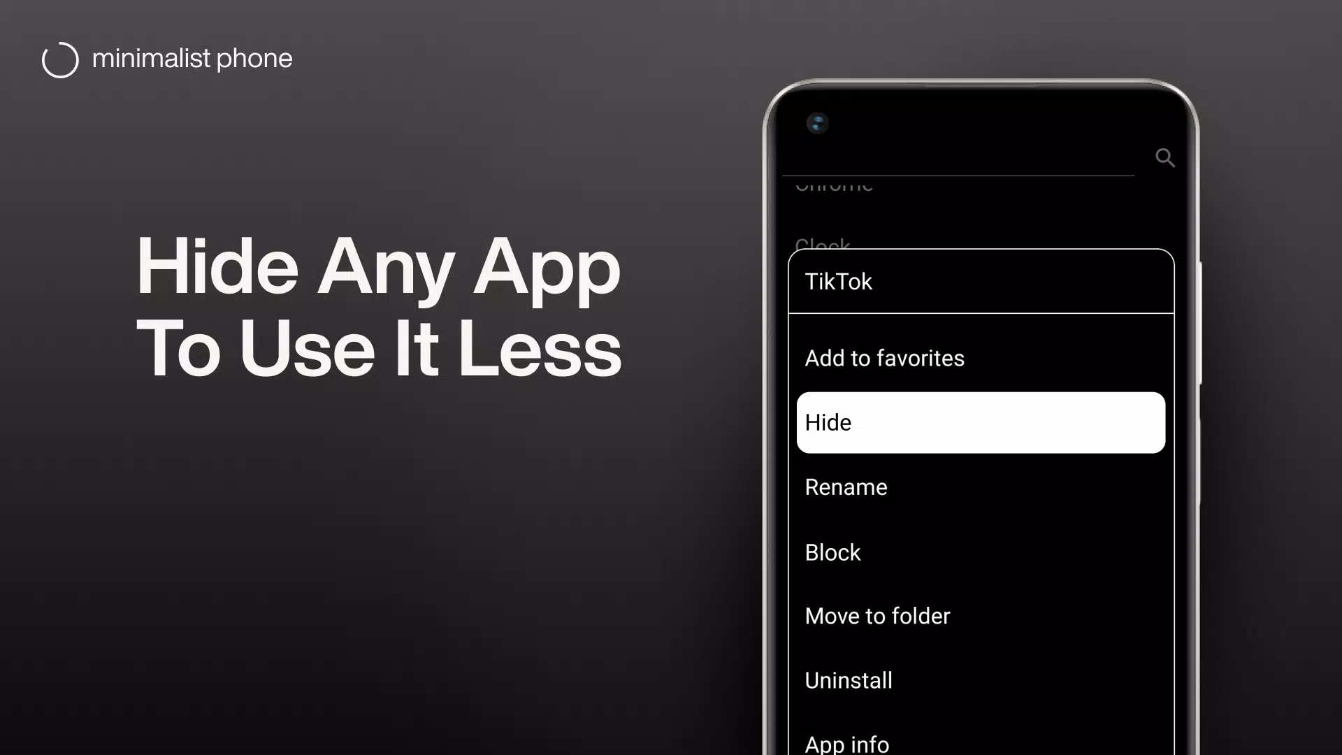 minimalist phone launcher