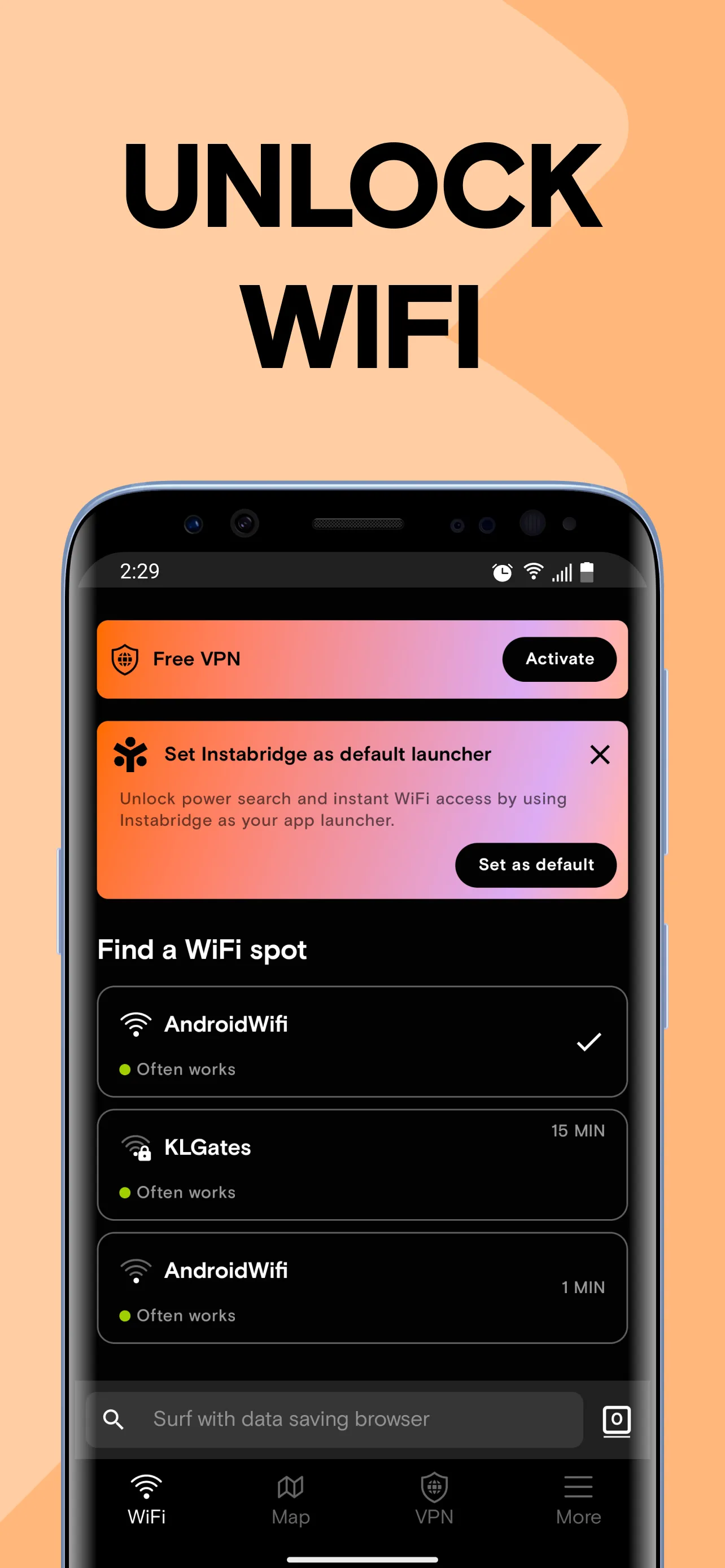 WiFi Passwords Map Instabridge