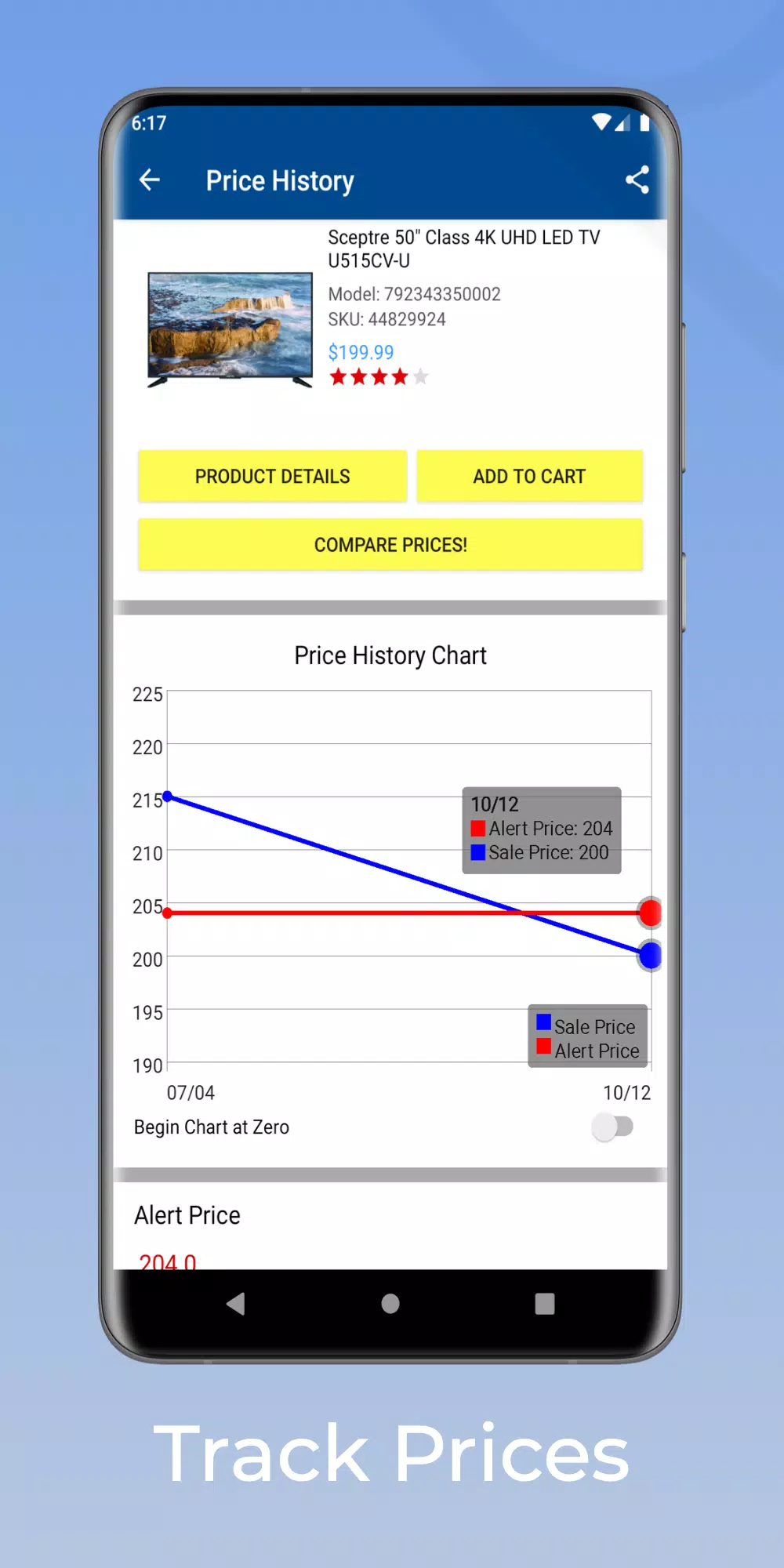 Price Tracker for Walmart