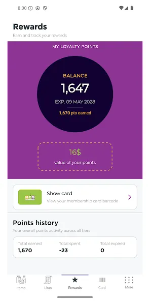MCQ Rewards
