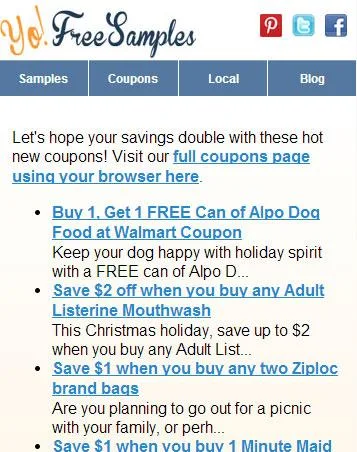 Yo Free Samples