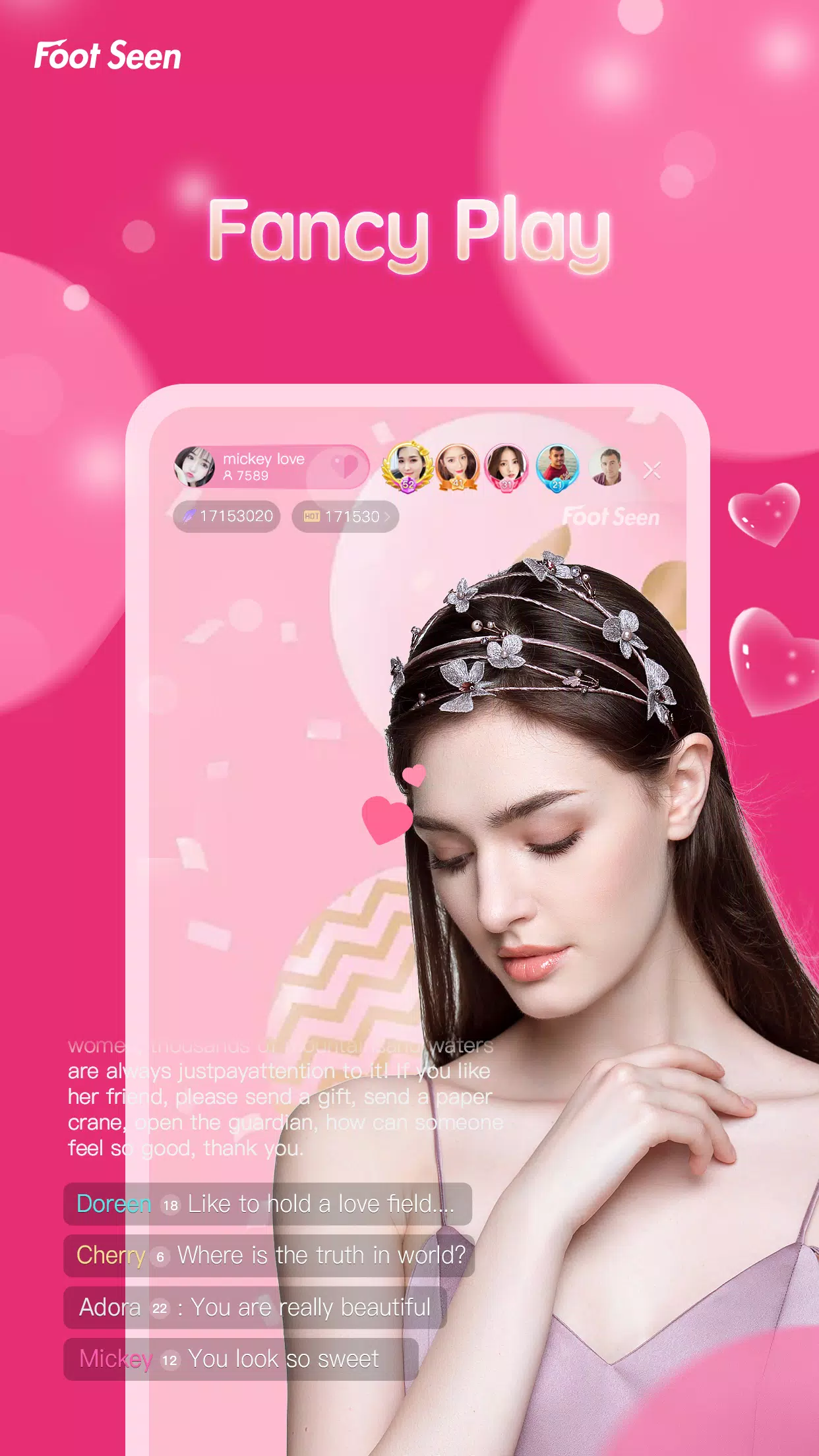 Footseen Live-Live Stream & Live Video Chat