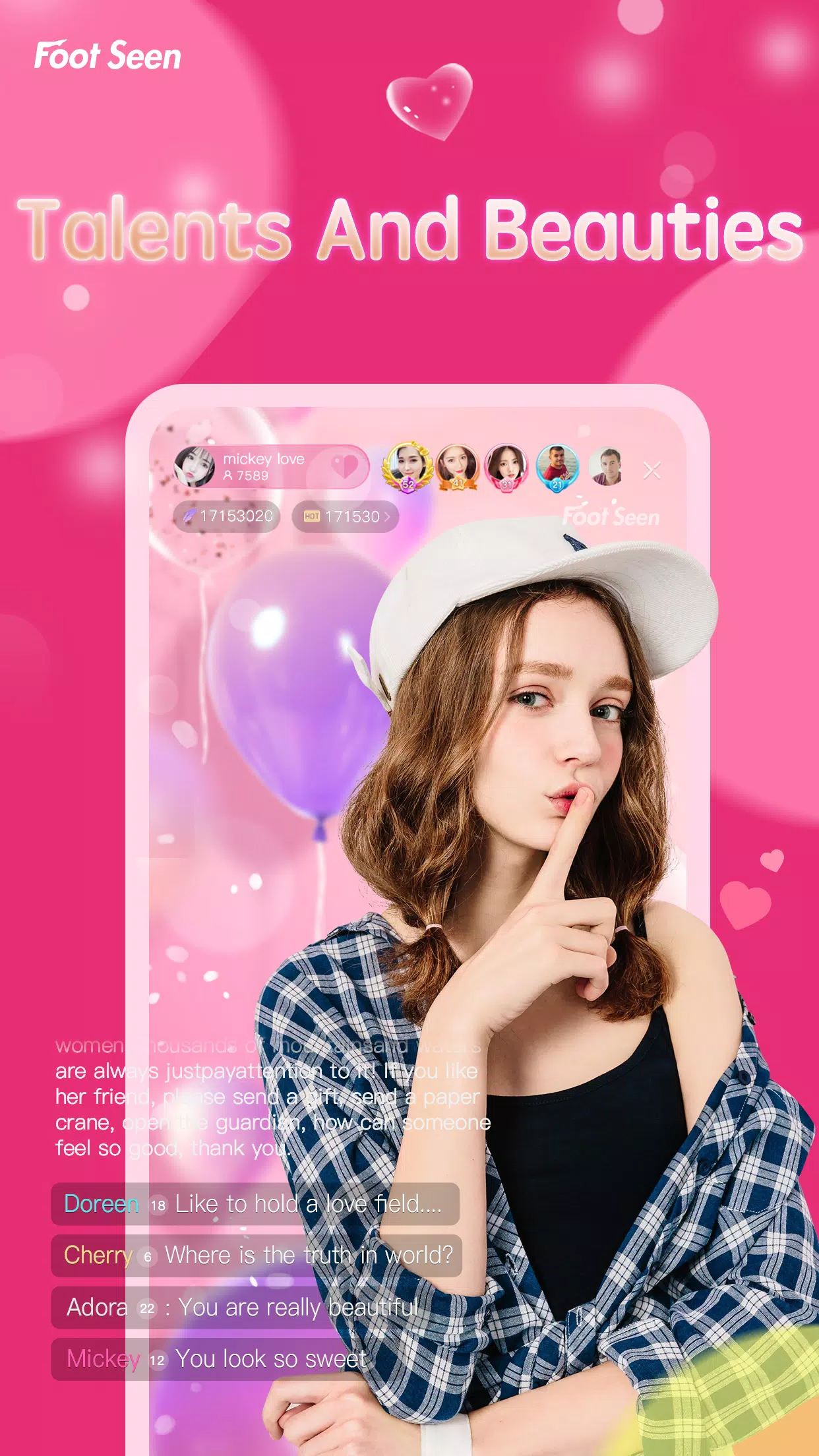 Footseen Live-Live Stream & Live Video Chat