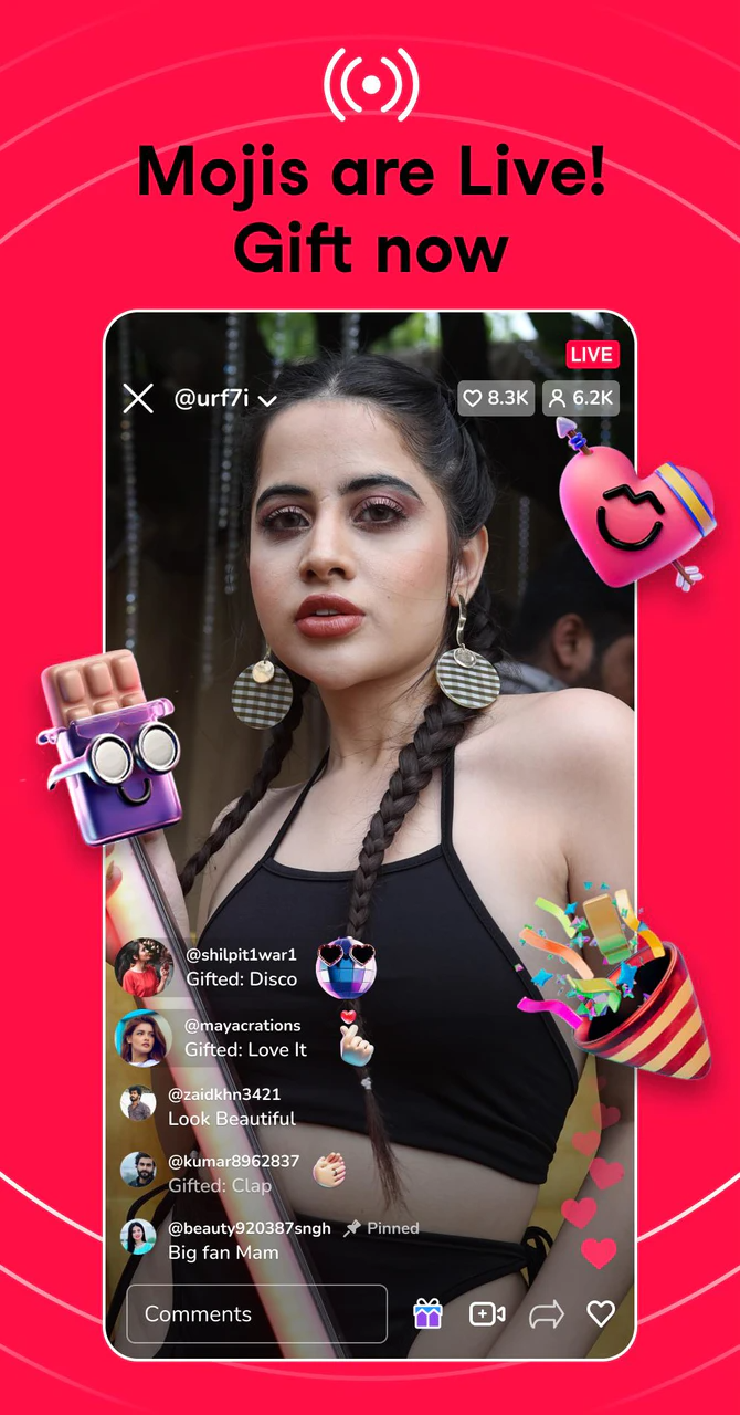 Moj: Video Live & Short Videos