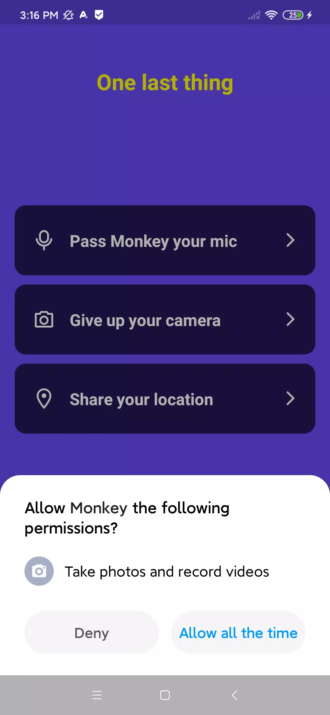 Monkey - make new friends