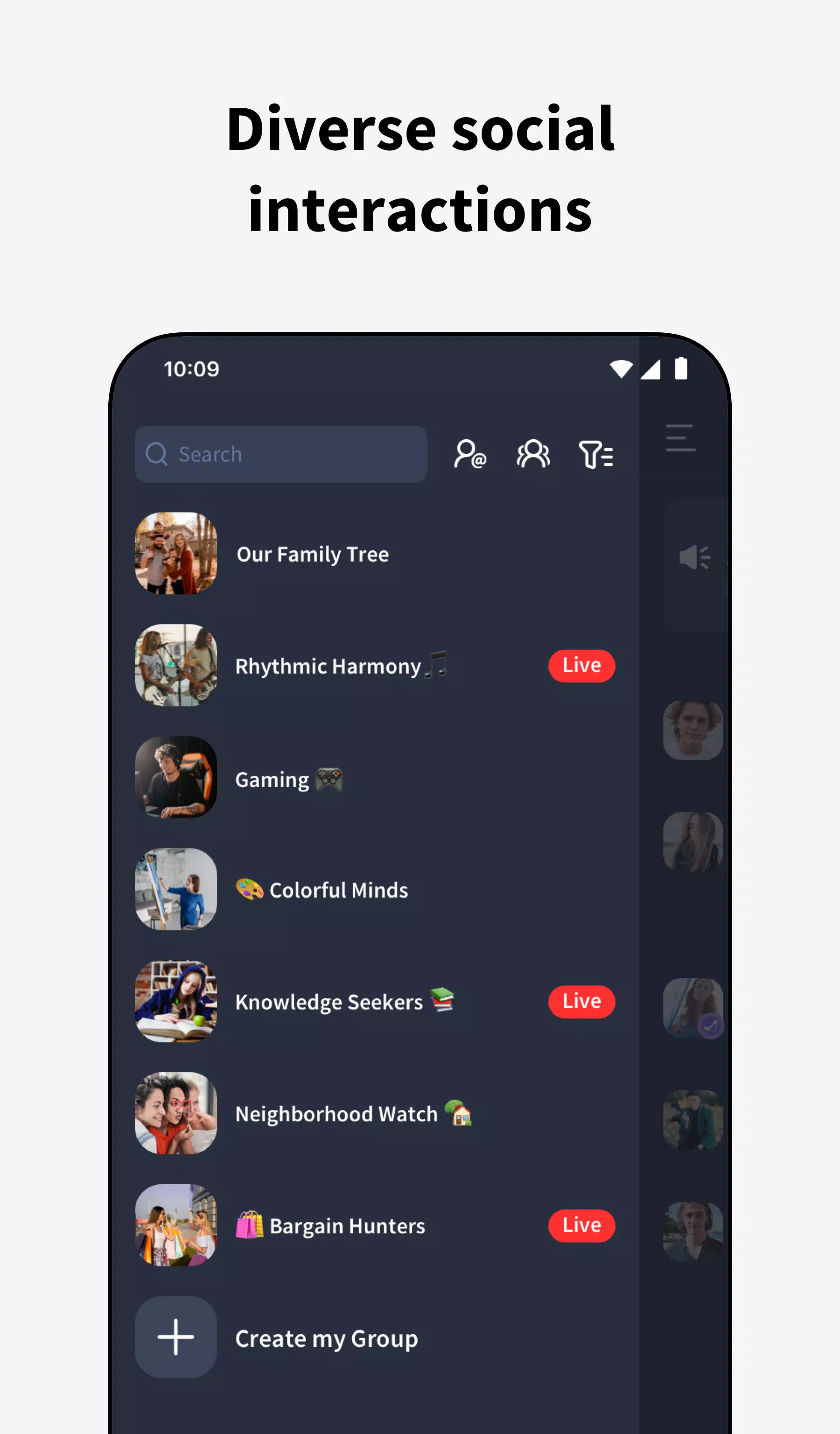 Fambase: Live & Group Chat