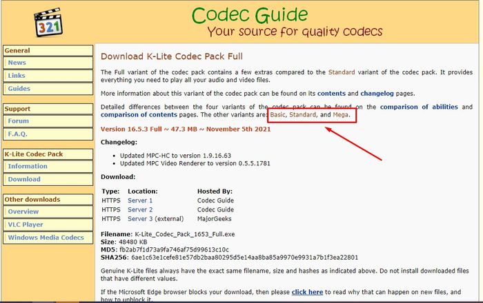 K Lite Codec