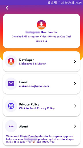 Downloader for Instagram Downloader for Instagram