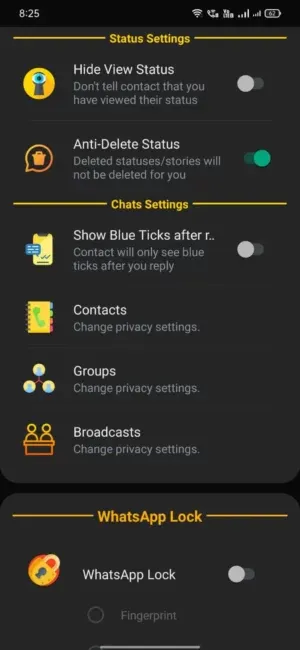 WhatsApp Black Gold
