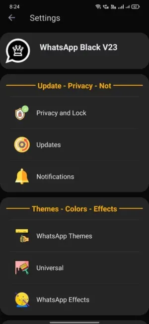 WhatsApp Black Gold