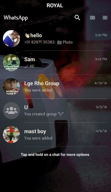 Royal WhatsApp