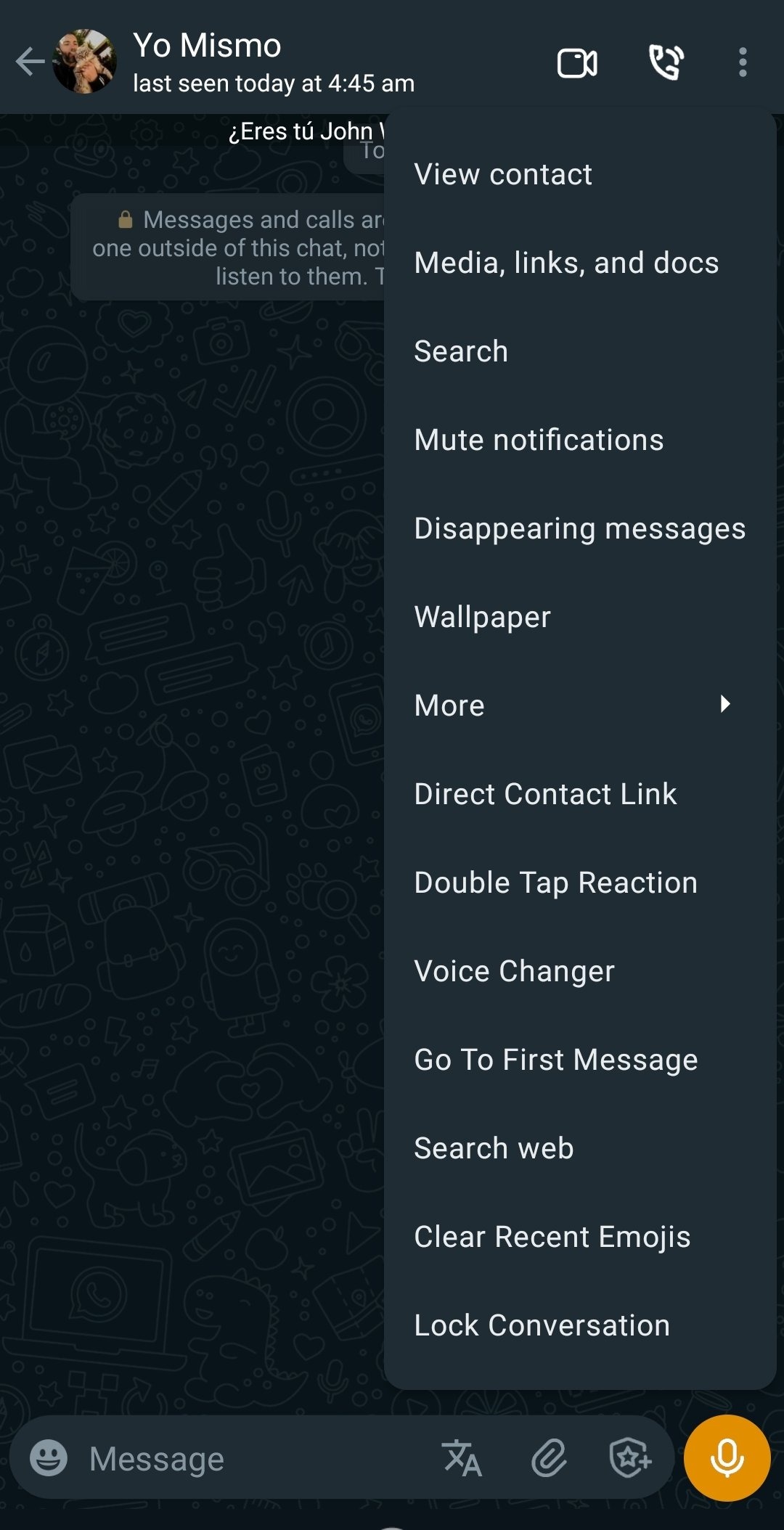 NS WhatsApp Orange