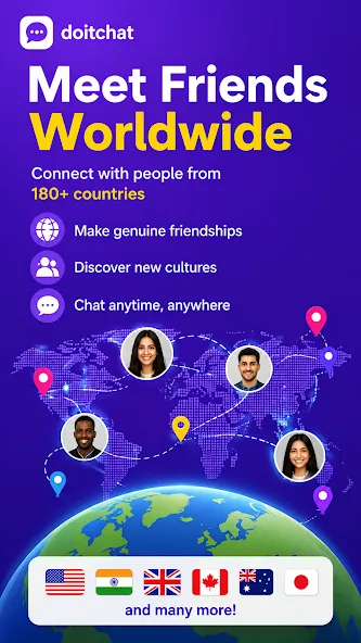 Make foreign friends-Hit Me Up