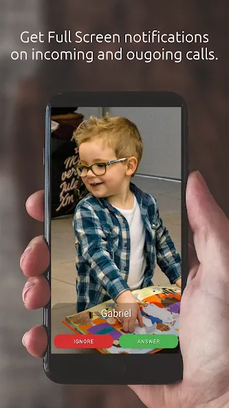 Full Screen Caller ID Full Screen Caller ID