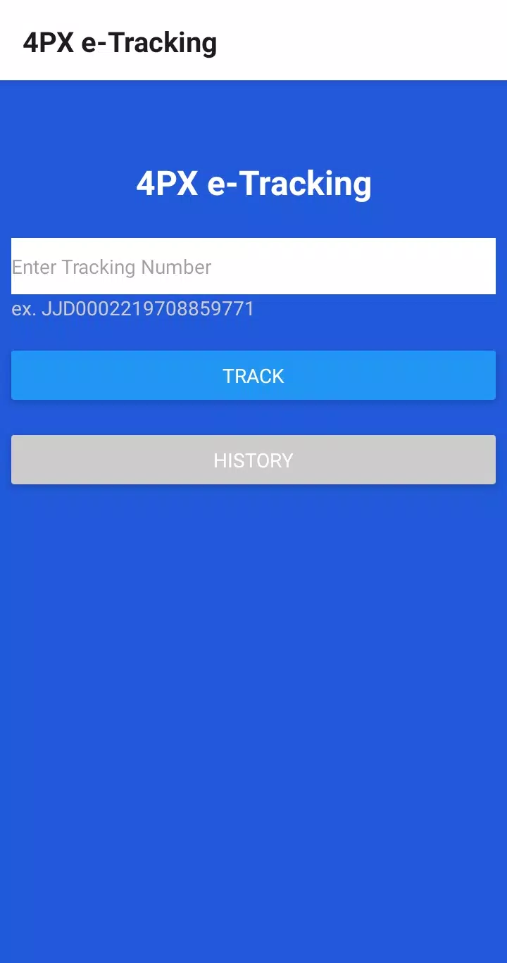 4PX e-Tracking
