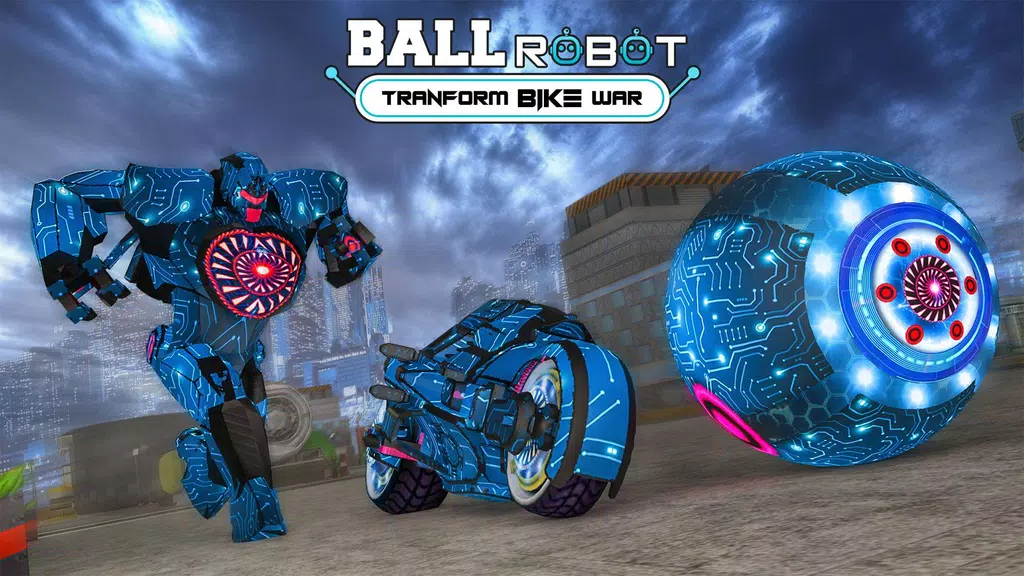 Ball Robot Transform Bike War Android