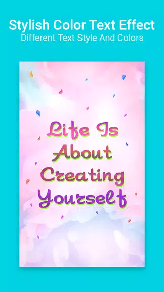Stylish Color Text Effect