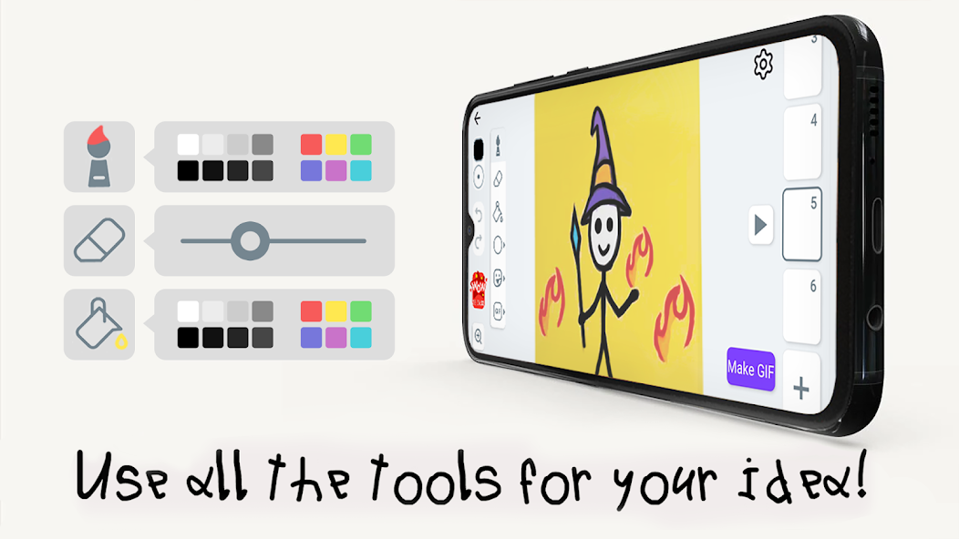 Stickman: draw animation