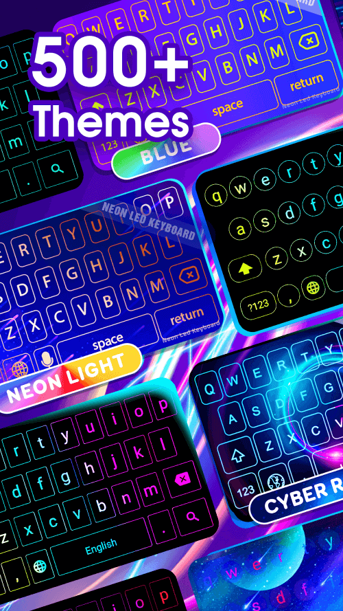 Neon LED Keyboard
