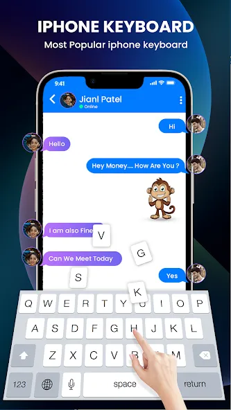 Iphone keyboard