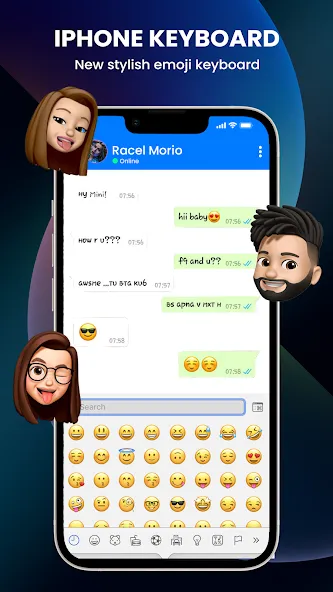 Iphone keyboard