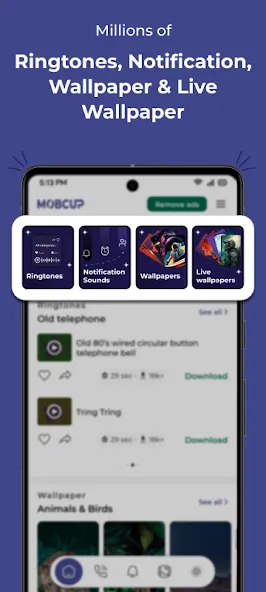 MobCup Ringtones & Wallpapers