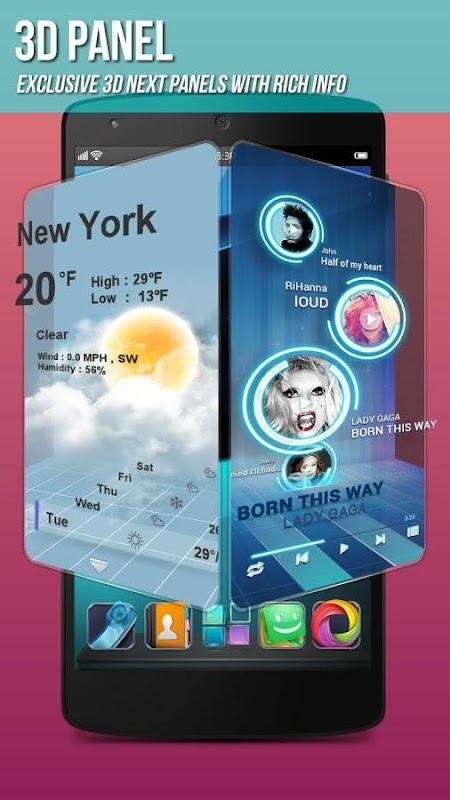 Next Launcher 3D