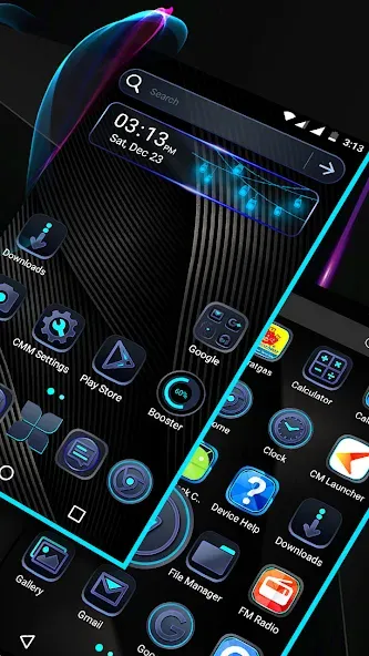 Classic Black Launcher Theme