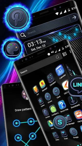 Classic Black Launcher Theme