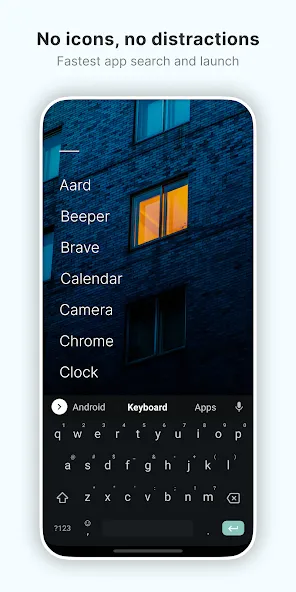 Olauncher. Minimal AF Launcher