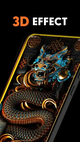Dragon Snake Wallpaper 3D 4K
