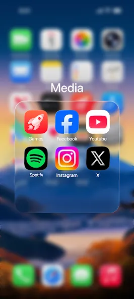 Launcher iOS 26 Theme