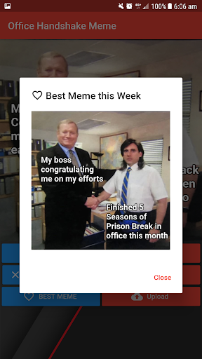 Office Handshake Meme Creator