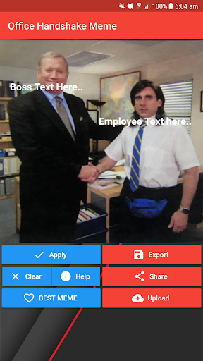 Office Handshake Meme Creator