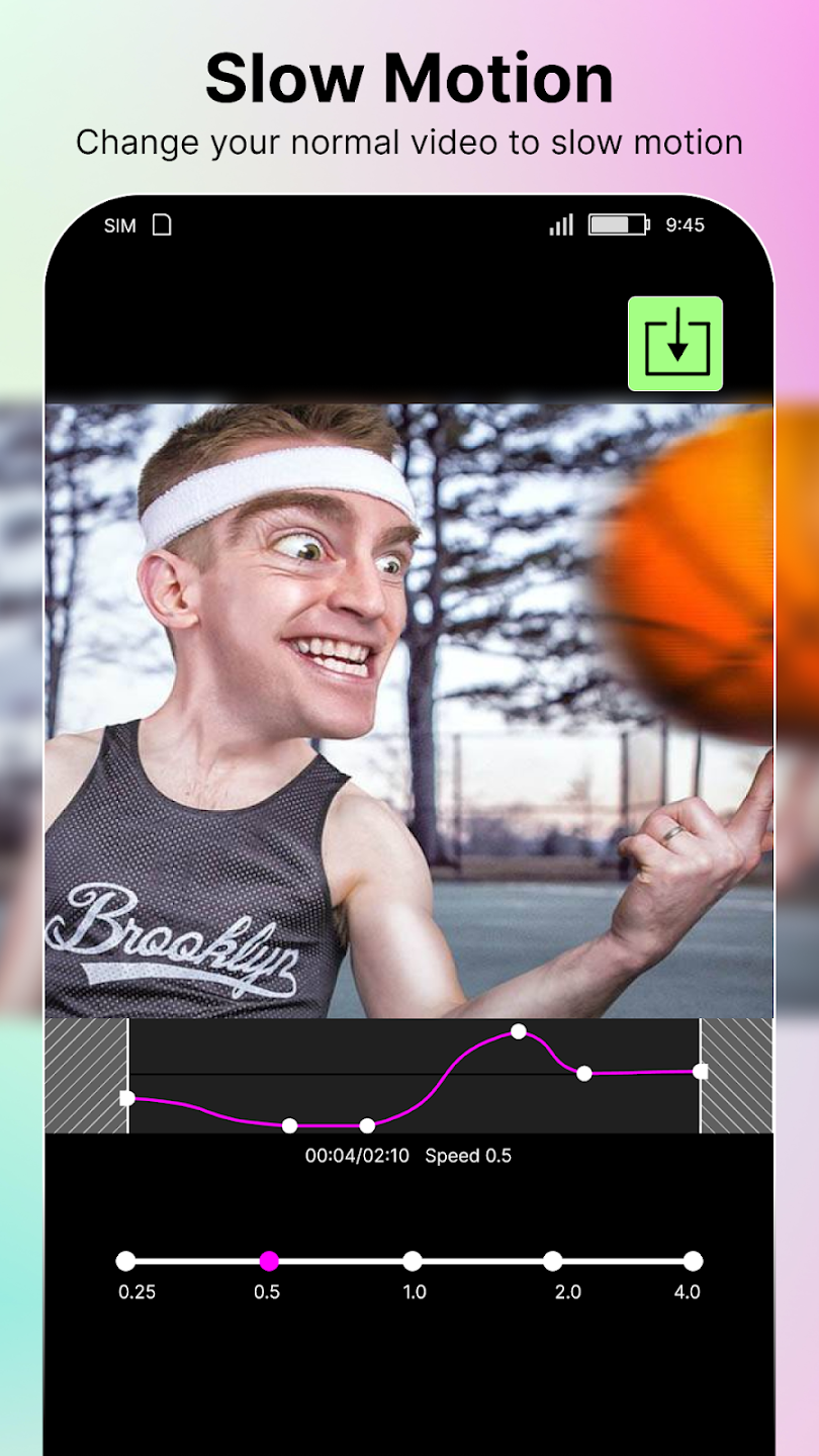 Slow Motion Fast Motion Video app