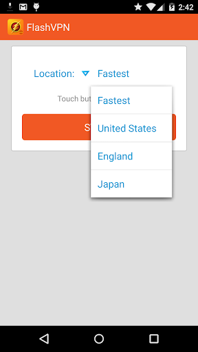 Flash -VPN: Fast VPN & Free VPN for Android