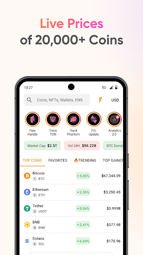 Crypto Tracker - Coin Stats