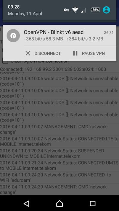OpenVPN Connect v3.5.1