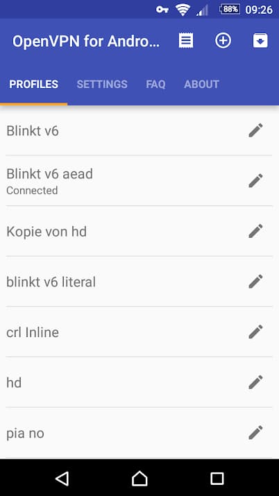 OpenVPN Connect v3.5.1