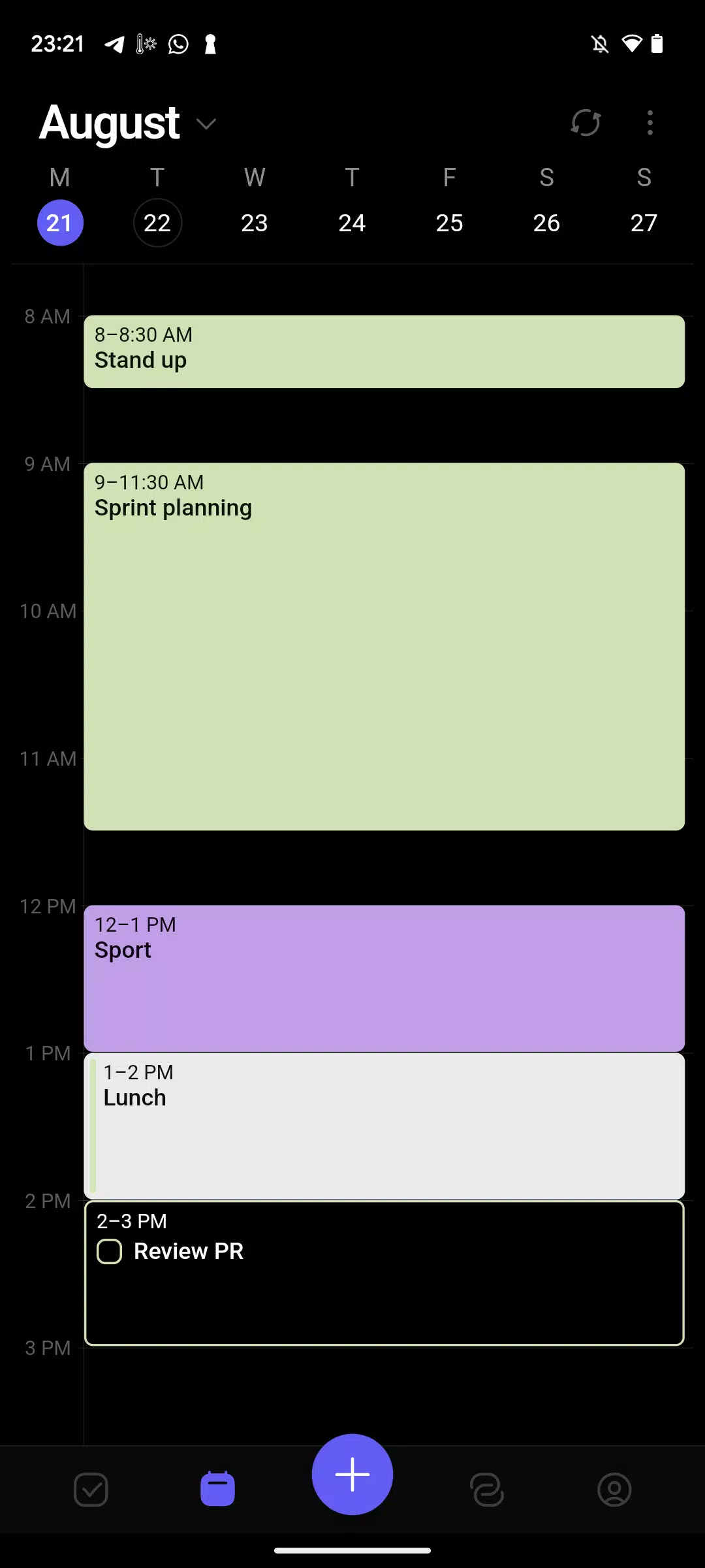 Morgen Calendar & Task Manager