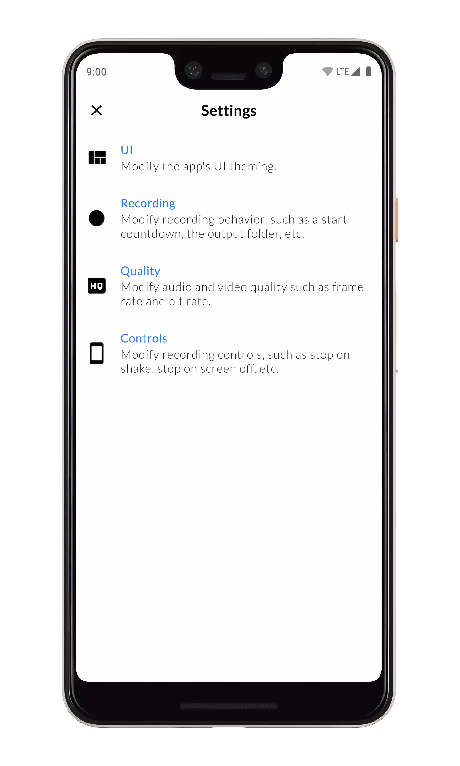 MNML Screen Recorder